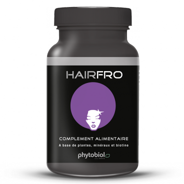 HairFro - Hår Genvækst Behandling for Sort Hår - 100 kapsler Hårvæksts Multivitaminkompleks