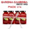 Garcinia Cambogia 1800MG - Pack 4 Flacons - Traitement Minceur - 60 Capsules - Phytobiol