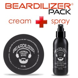 Beardilizer Spray and Cream Pack