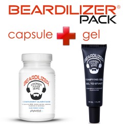 Beardilizer Capsules and Toning Gel Pack