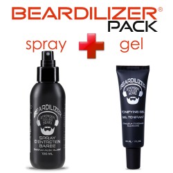 Pack Beardilizer Spray et Gel Tonifiant