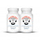 Beardilizer - Pakke 2 Flasker 90 Kapsler - Ansiktshår- og Skjeggvekstkompleks